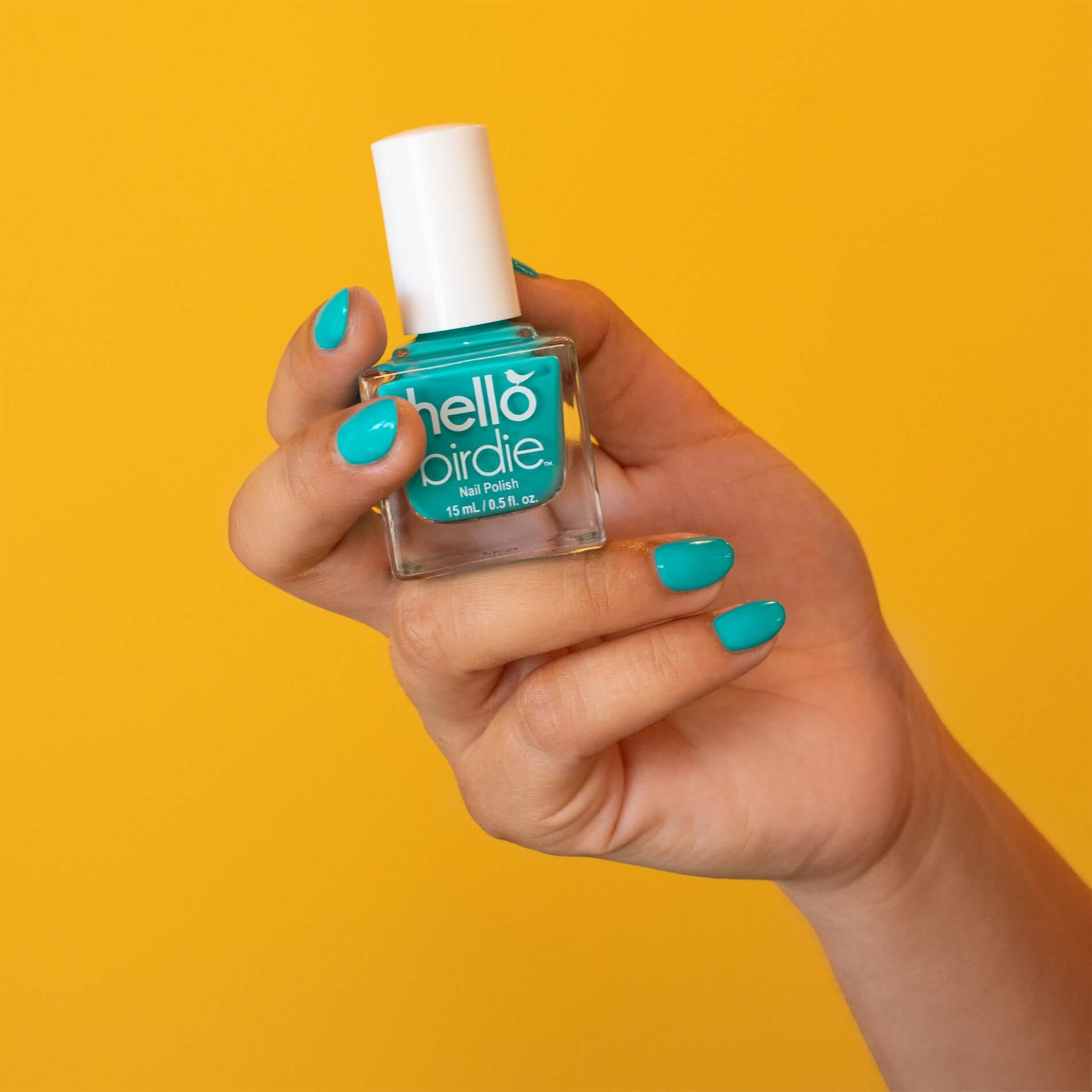 Hello Birdie Nail Polish - Aqua Blue Jay – Hello Birdie Nail