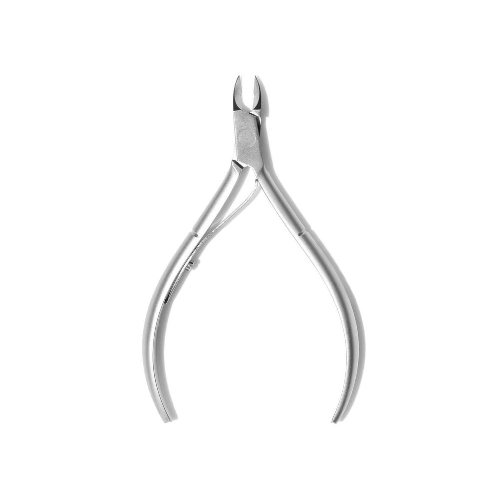 Top view of Hello Birdie cuticle nipper on white background
